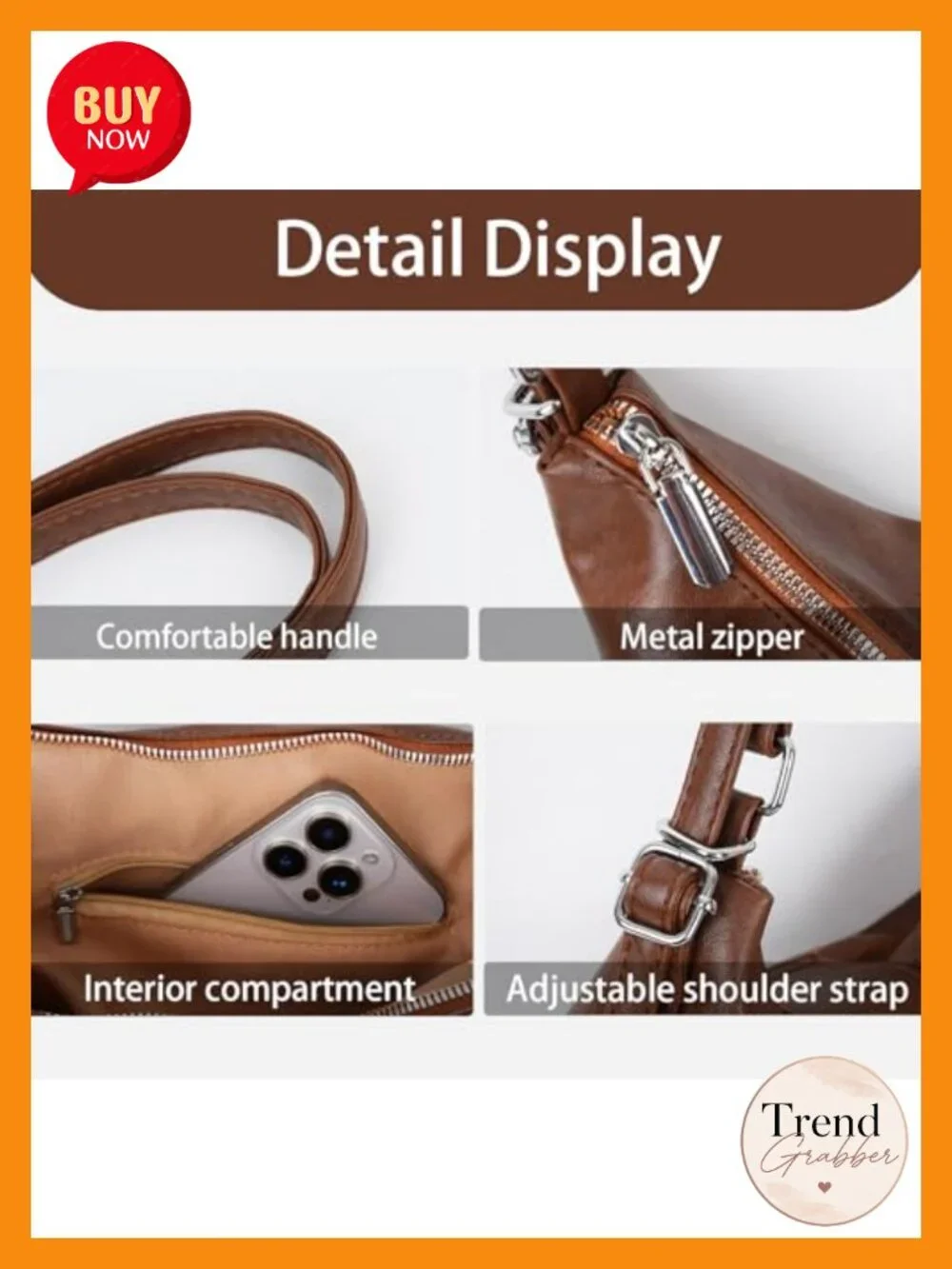 Convertible Tote Backpack Purse Hobo Shoulder Bag Faux Leather Crossbody